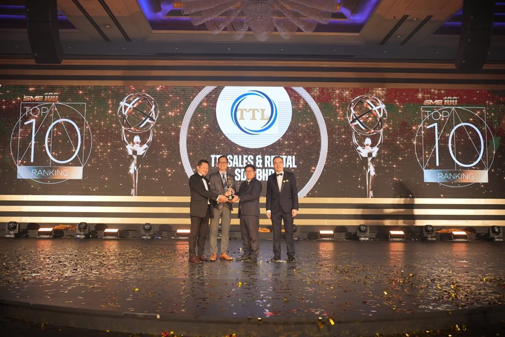 TTL Recognized Among Top 10 Fast Moving Companies at SME100 Awards Malaysia 2024