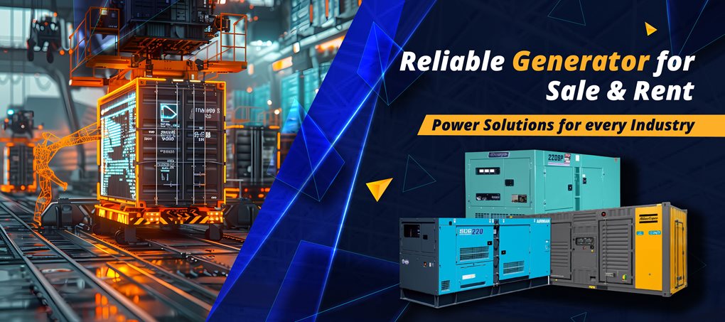 Reliable Generator for Sale & Rent – Power Solutions for Every Industry